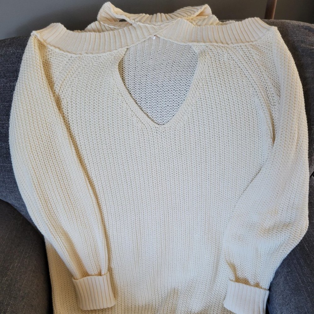 Free People Ivory Sweater